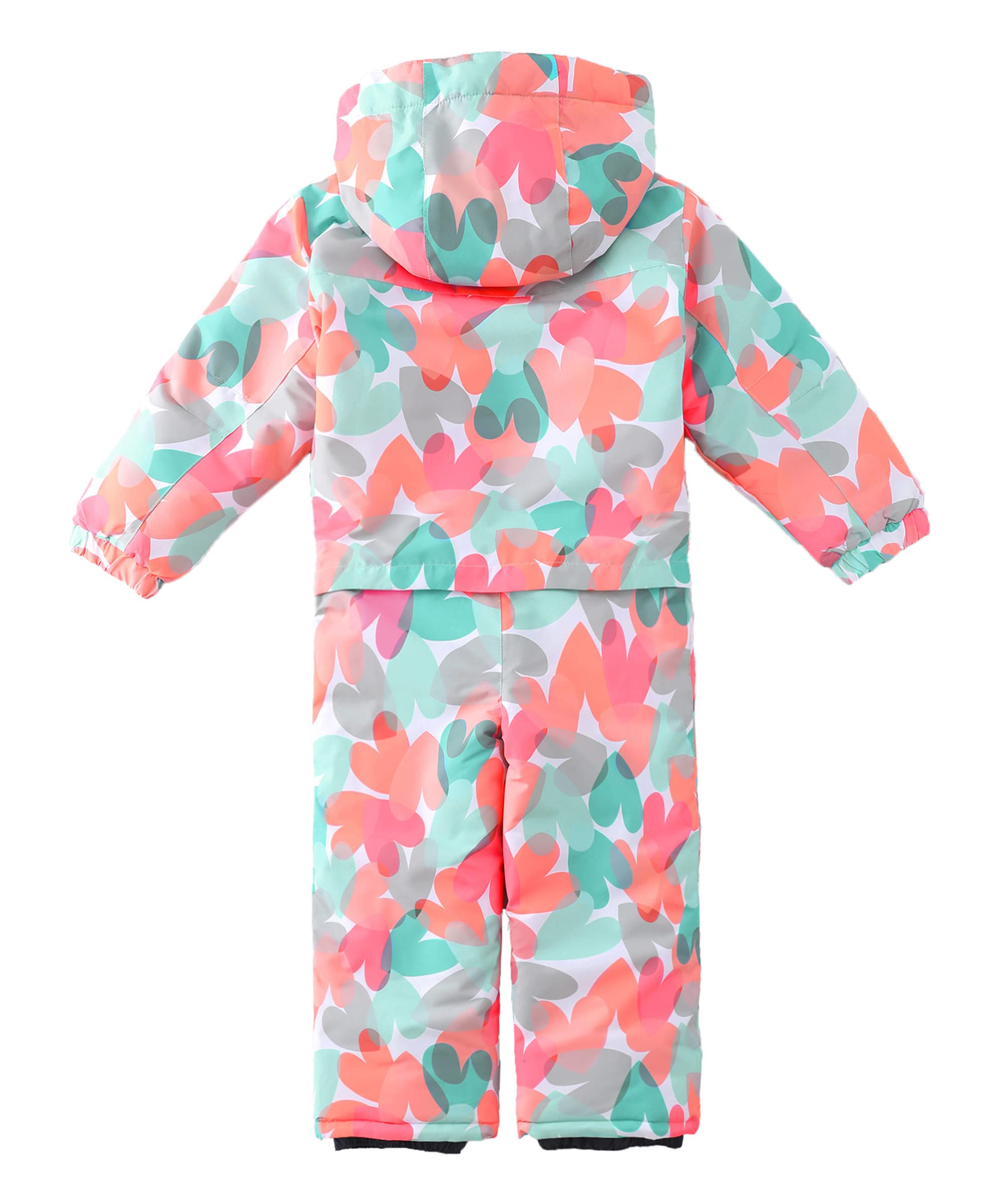 LUCKYLUAN Kids' Waterproof Snowsuit - Windproof One-Piece Ski Coverall with Hood for Boys & Girls | Perfect for Winter Sports, Snow Play & Outdoor Adventures