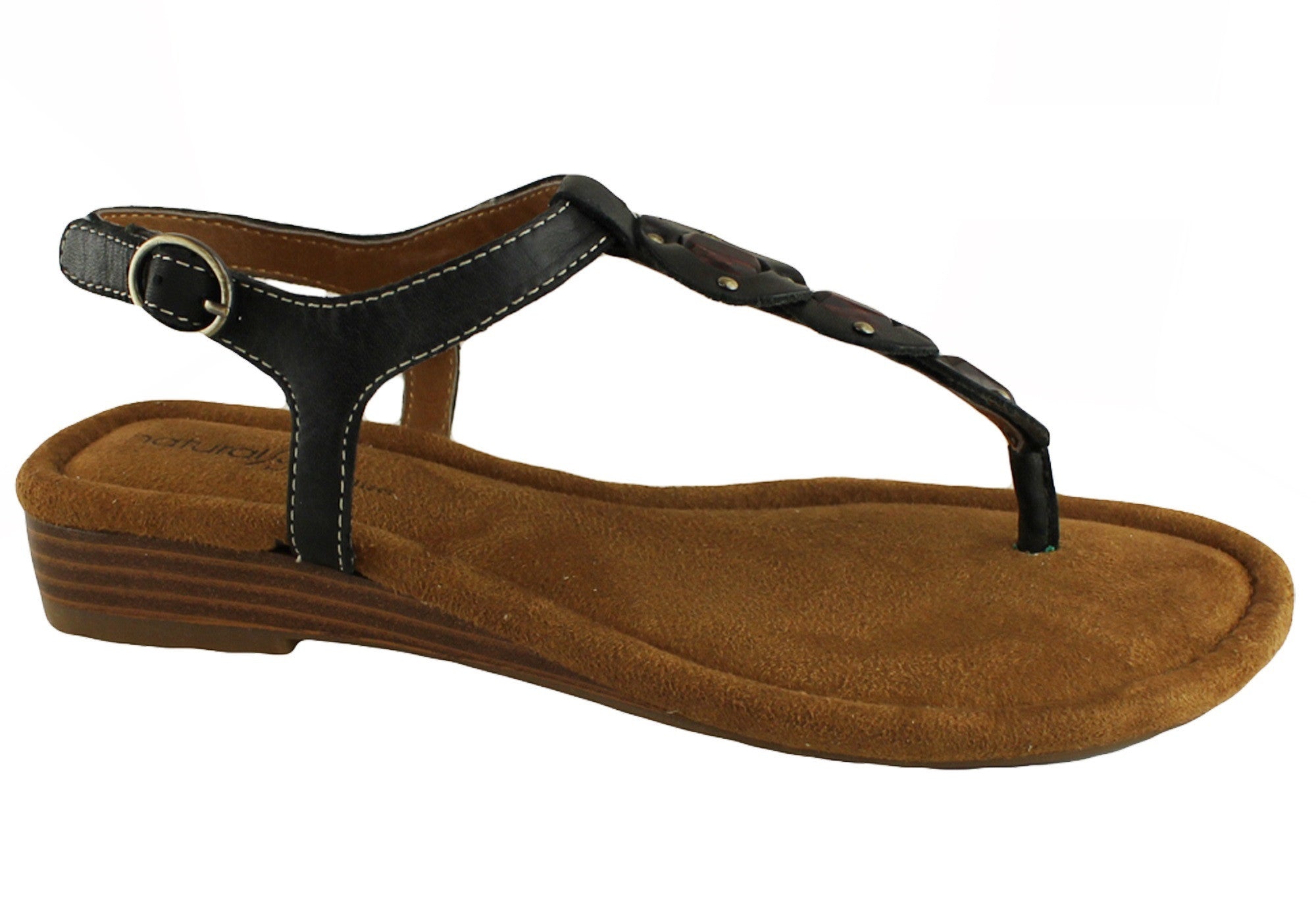 Naturalizer Rolla Women's Leather Sandals - Comfortable & Stylish Casual Footwear for Summer, Beach, and Everyday Wear
