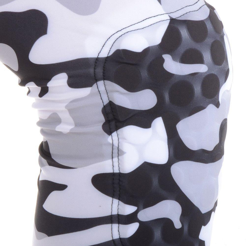 Gray & Black Camouflage Long Sleeve Shirt for Men - Tactical Outdoor Hunting & Hiking Apparel