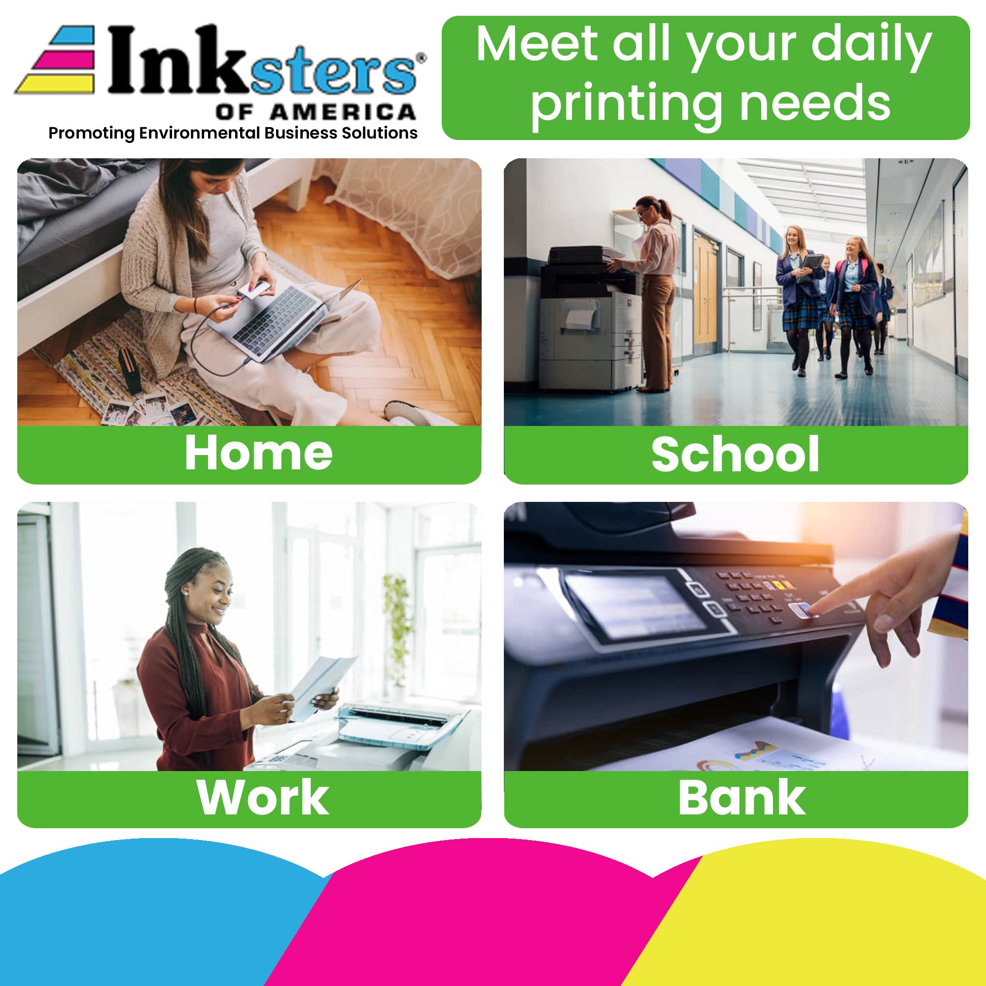 Inksters of America Compatible Toner Cartridge Replacement for Lexmark 24B6015 Xtra High Yield Black - Perfect for Office Printing & Home Use