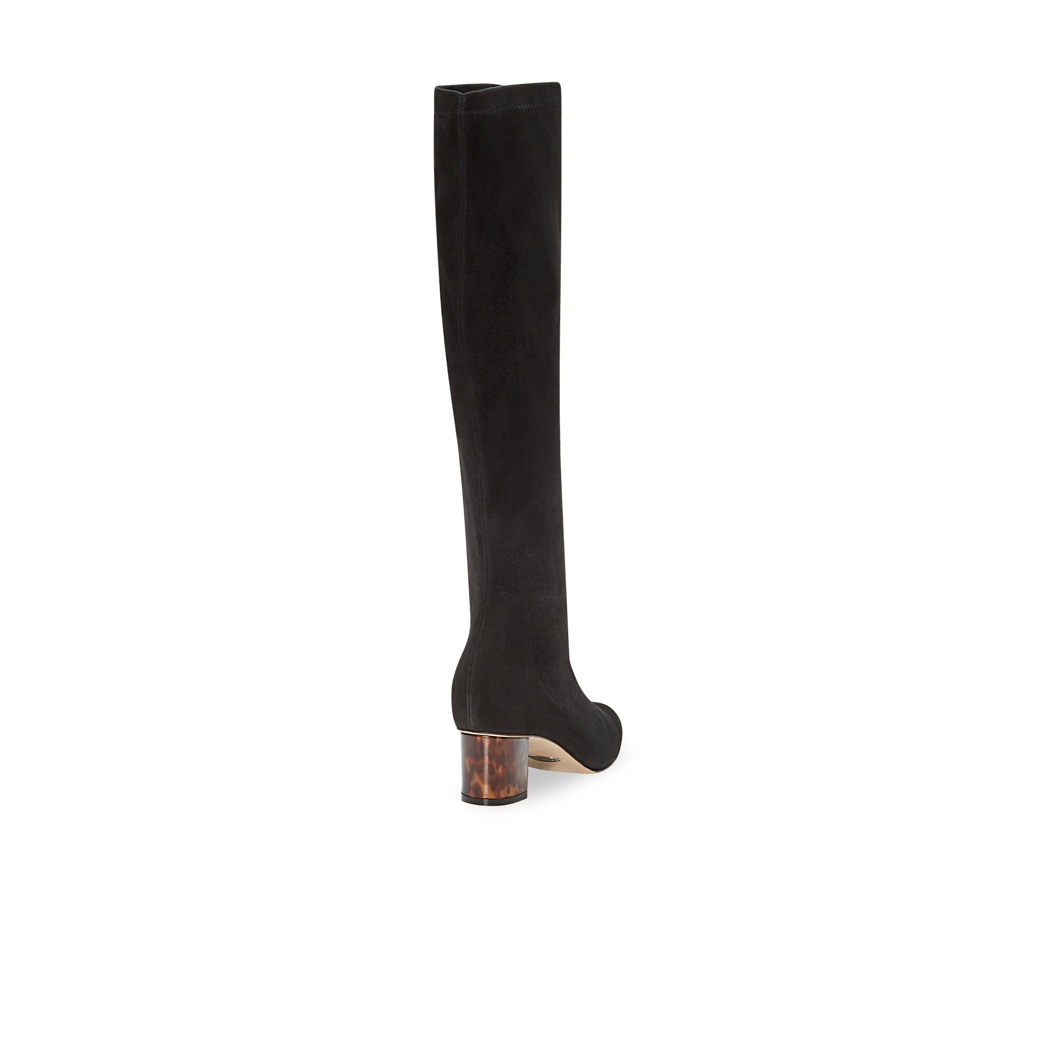 Alexandra 50 Black Stretch Suede Boots for Women - Comfortable & Stylish Ankle Boots for Casual Wear, Office & Night Out