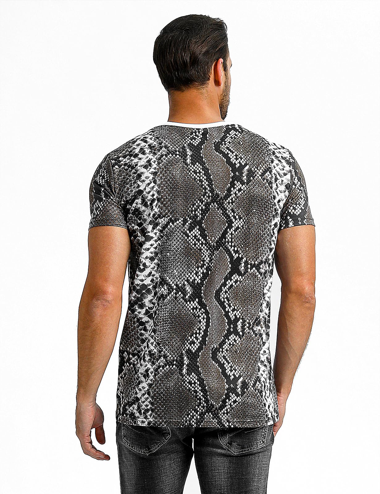Funny Animal Print Tuxedo T-Shirts for Men - Novelty Graphic Tees for Parties, Cosplay & Casual Wear