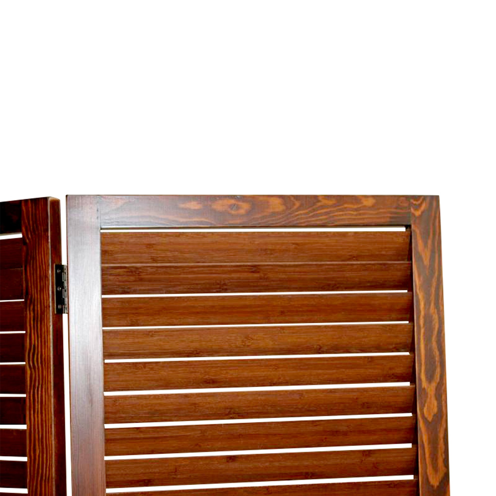 Stylish Brown Large Screen Gems Room Divider - Perfect for Home Office, Living Room & Bedroom Privacy