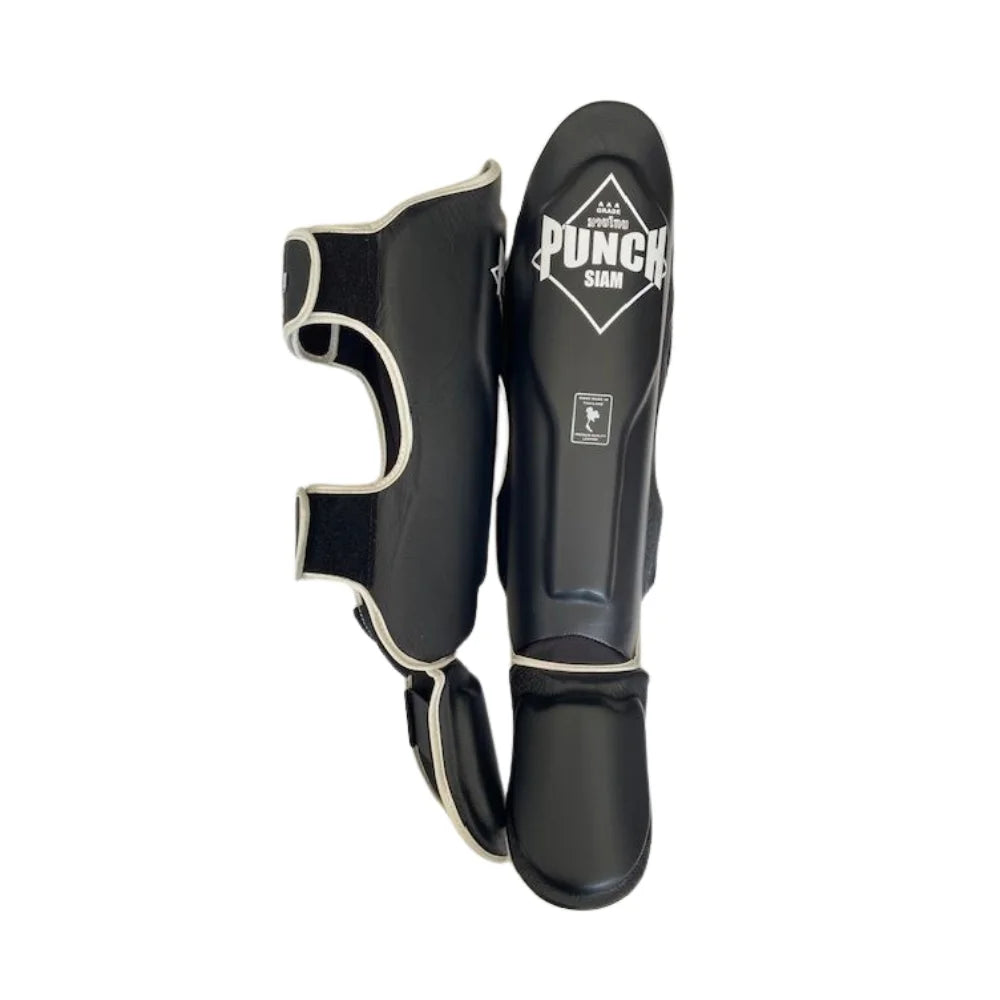Premium Siam™ Leather Shin Pads - High-Quality Soccer Shin Guards for Men & Women - Perfect for Training, Matches & Sports Protection