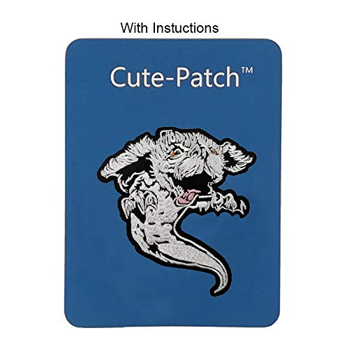The Never Ending Story Dragon Bastian Atreyu Embroidered Iron-On Sew-On Patch - Cute Horror Monster Gift for Cosplay, Jackets, Backpacks & DIY Crafts