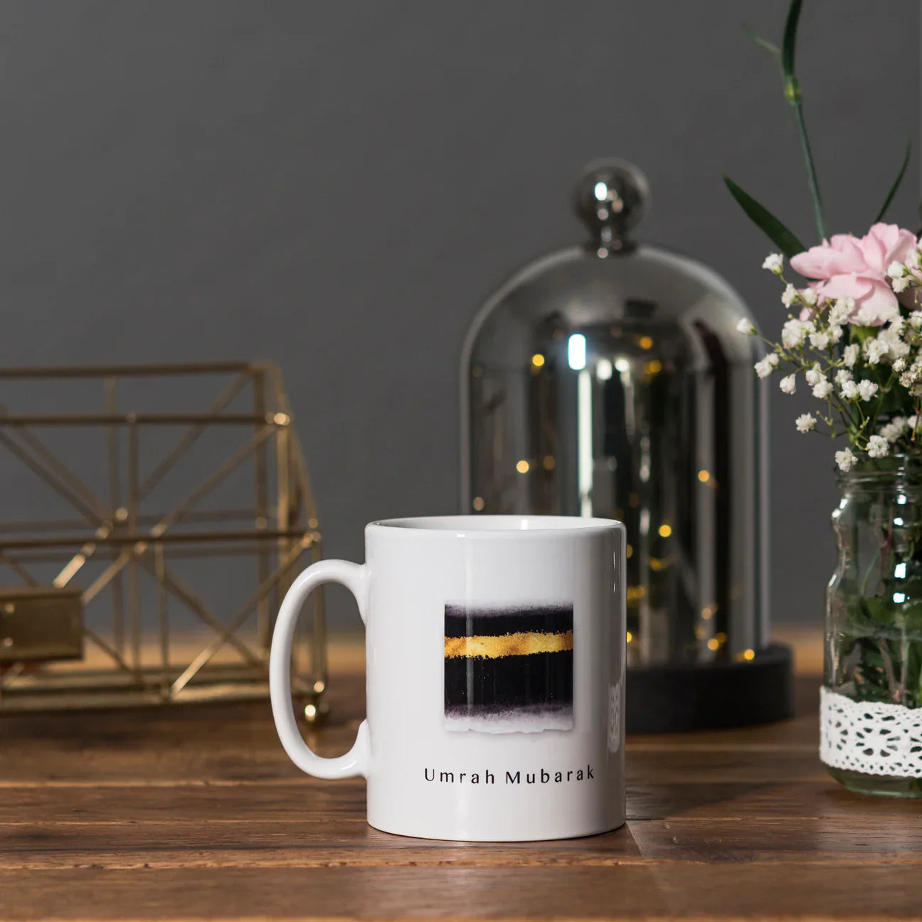 Premium Ceramic Travel Mug - Durable & Stylish for Umrah Mubarak Gifts - Perfect for Hot/Cold Beverages on Pilgrimage or Daily Commute