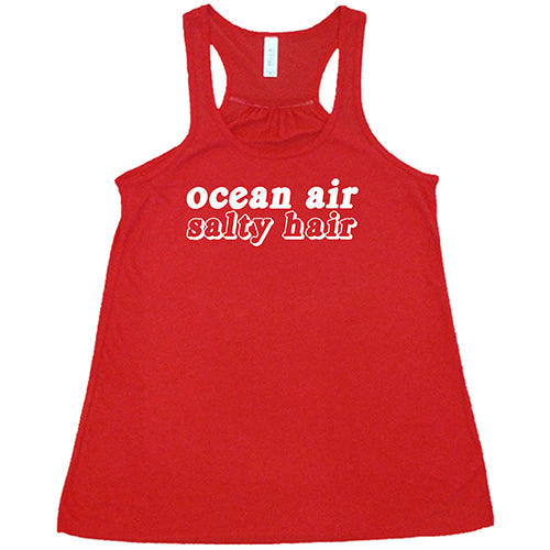Ocean Air Salty Hair Shirt - Trendy Beach Graphic Tee for Women & Men | Perfect for Surfing, Vacations & Summer Outfits
