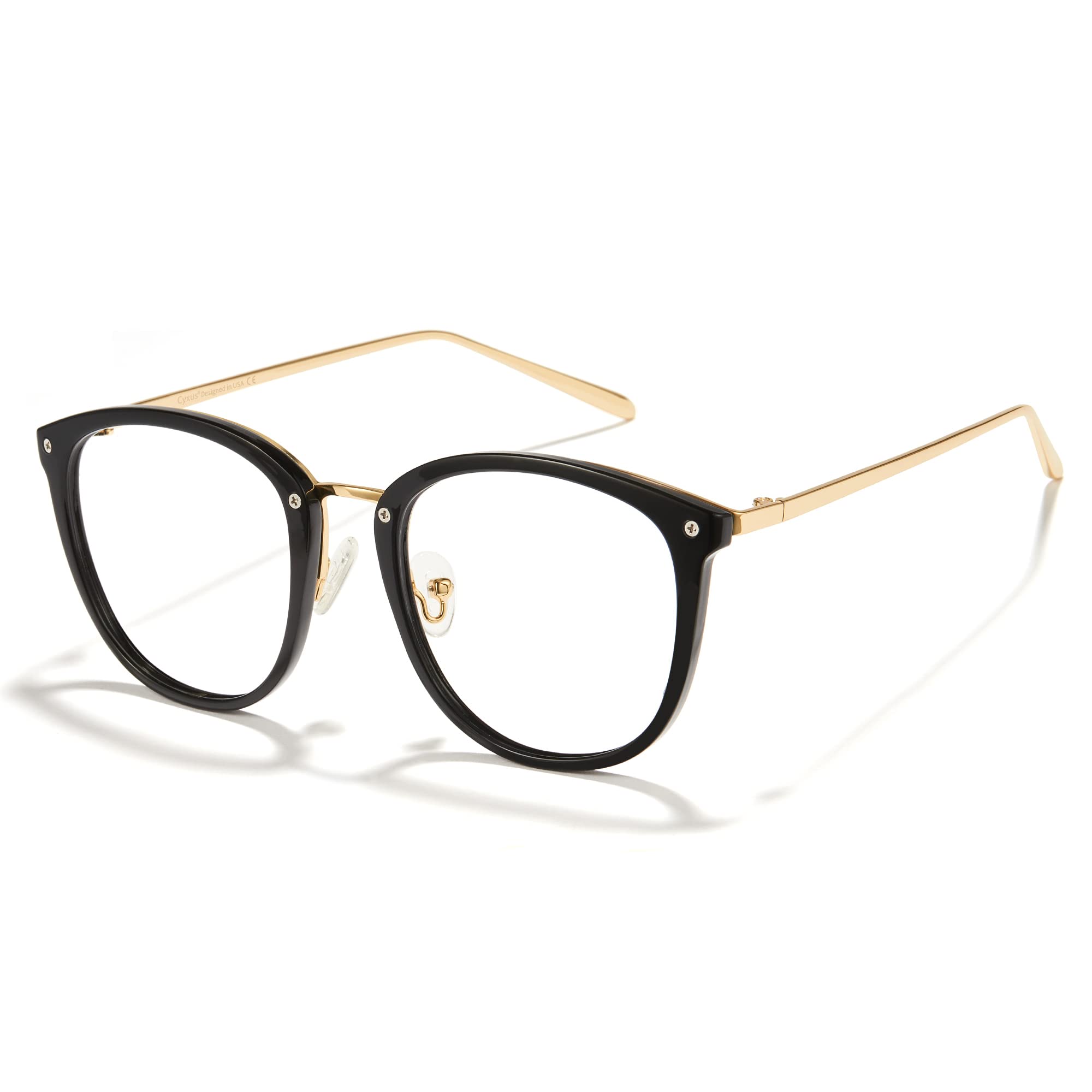 Cyxus Blue Light Blocking Glasses for Women - Stylish Computer Glasses for Office Work, Reading & Screen Time - Reduce Eye Strain & Prevent Migraine - Perfect for Working, Studying & Digital Device Use