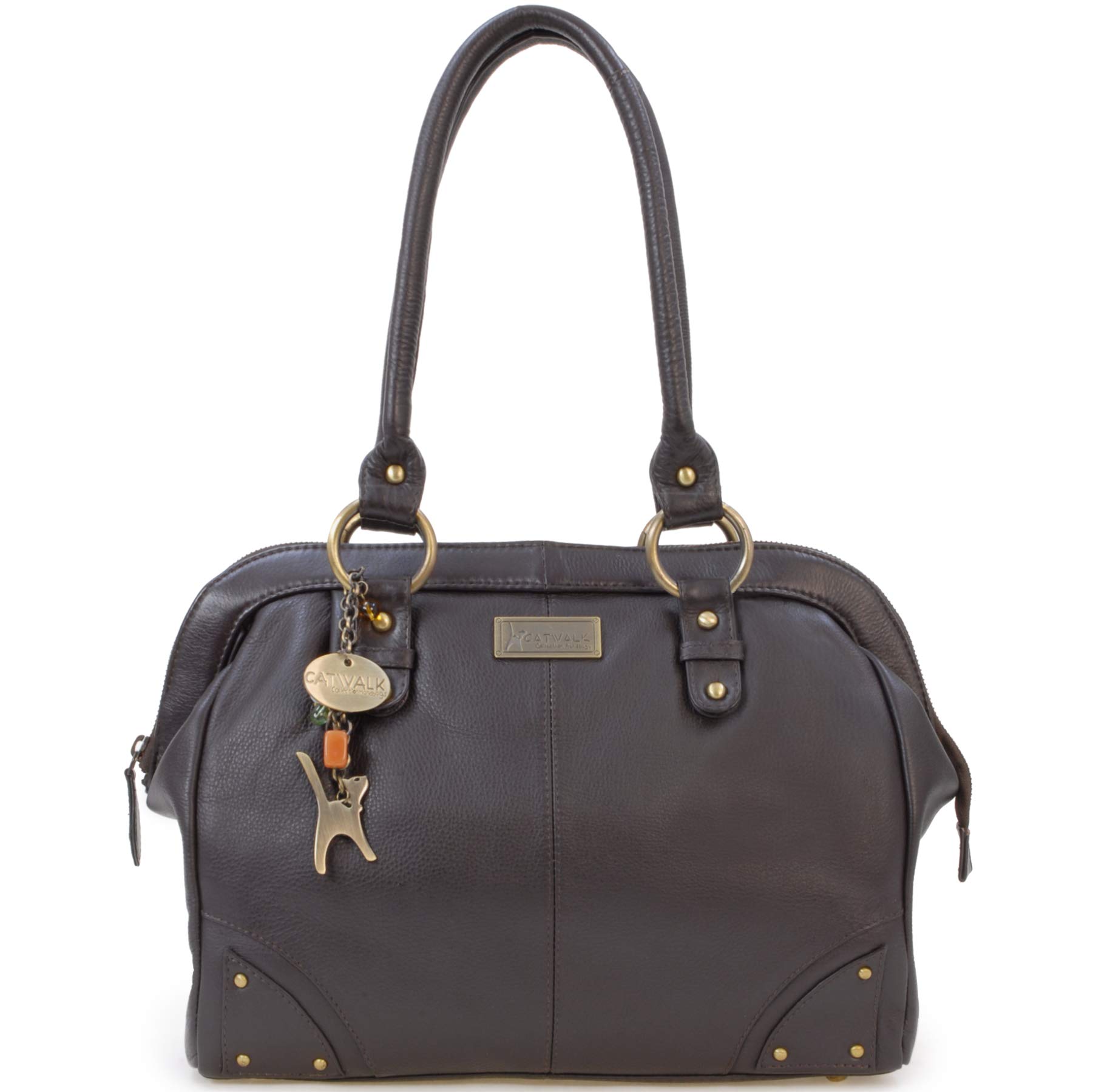Stylish Catwalk Collection Large Leather Shoulder Bag for Women - Spacious A4 Work Tote & Doctor Bag - Perfect for Office, Travel & Professional Meetings