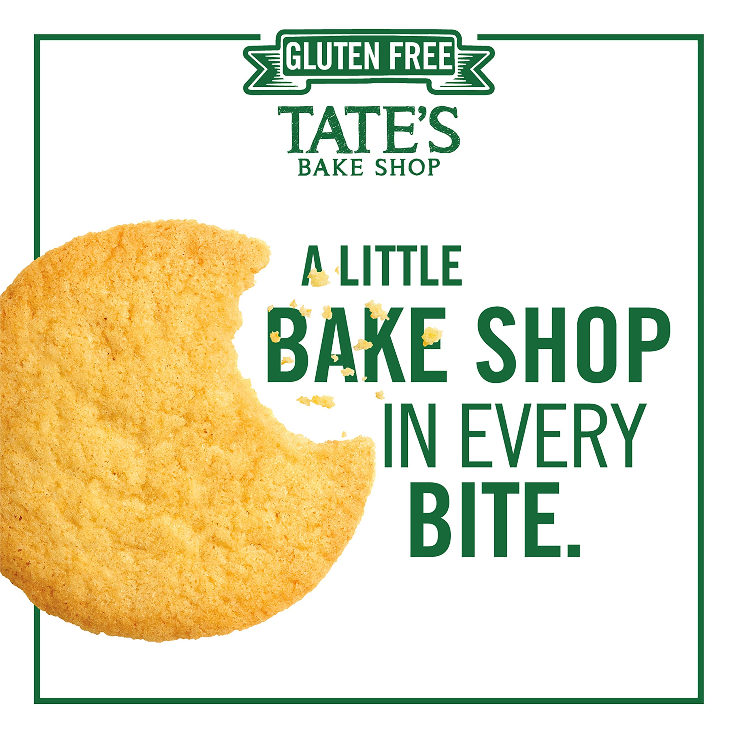 Tate's Bake Shop Gluten Free Lemon Cookies - 4 Pack (7 oz Each) | Delicious Gluten-Free Snacks for School, Office & Travel