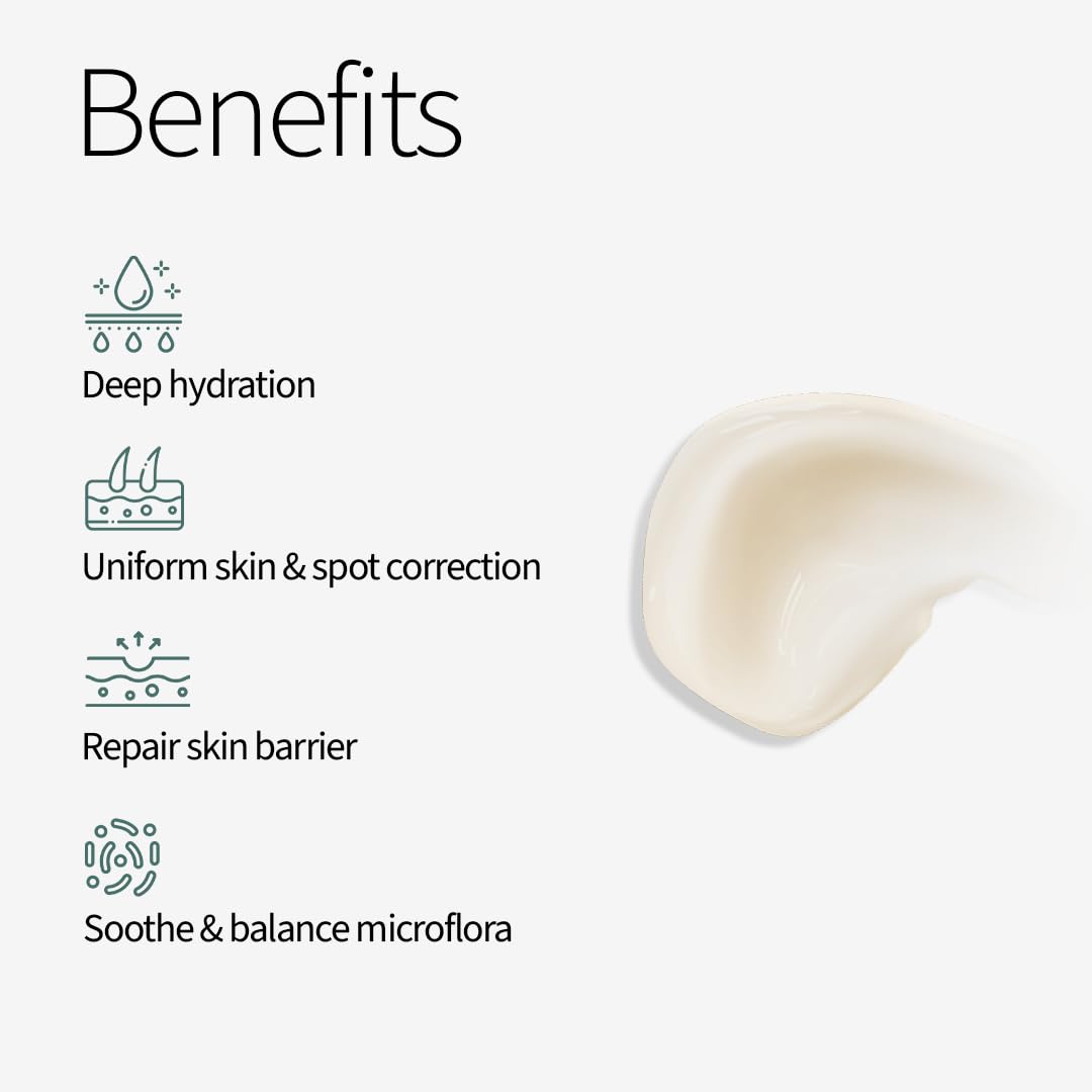 MEOLA Swiss Glacier Nourishing Night Cream 50g - Anti-Aging Face Moisturizer with Lipobelle Glacier, Niacinamide & Daisy Extract for Deep Hydration, Brightening & Collagen Boost - Non-Comedogenic, Paraben-Free - Perfect for Dry & Mature Skin Night Care Routine