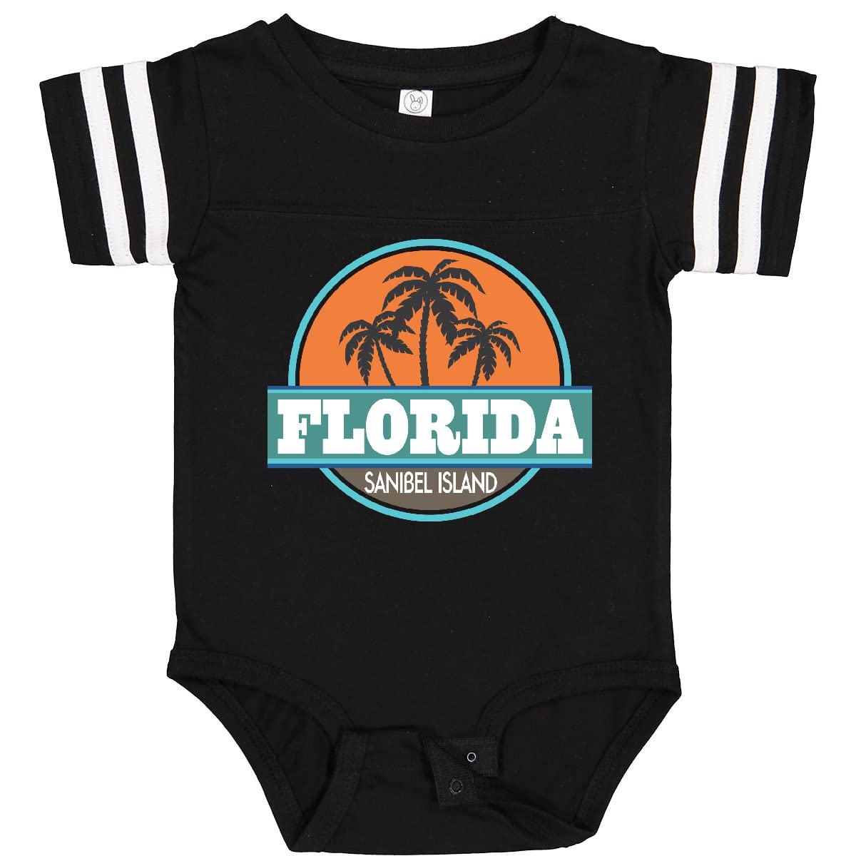 Inktastic Sanibel Island Florida Beach Cities Baby Bodysuit - Cute & Comfortable Infant Onesie for Beach Vacations, Family Outings & Photo Shoots