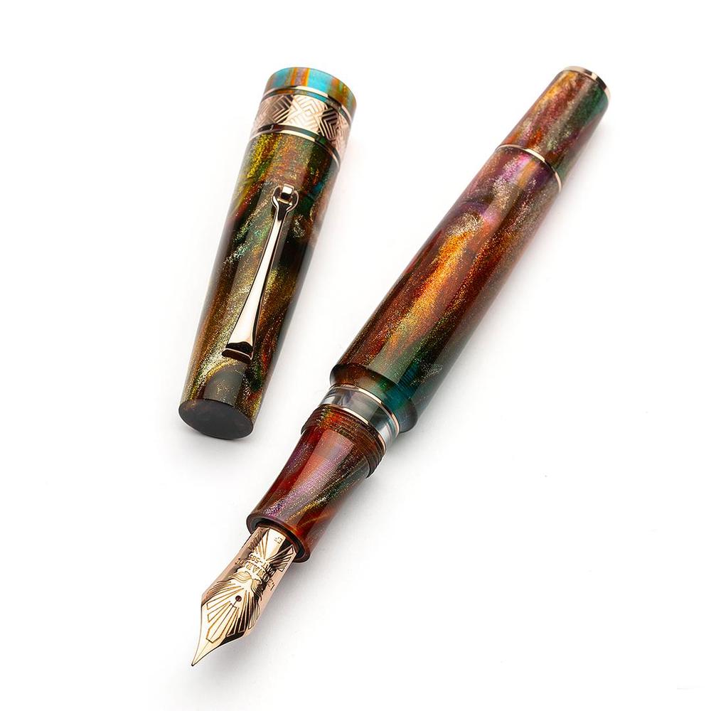 Leonardo Fountain Pen Supernova Primary Manipulation 5 - 8mm 14K Gold Nib Limited Edition (2025) - Luxury Writing Instrument for Collectors & Professionals
