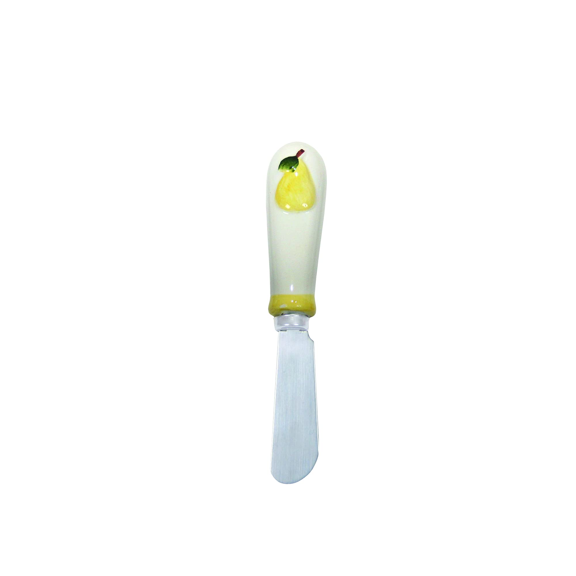 4-Piece Ceramic Spreader Knife Set for Fruits - Perfect for Smoothing Frosting, Jam & Cream Cheese on Cakes, Toast & Desserts