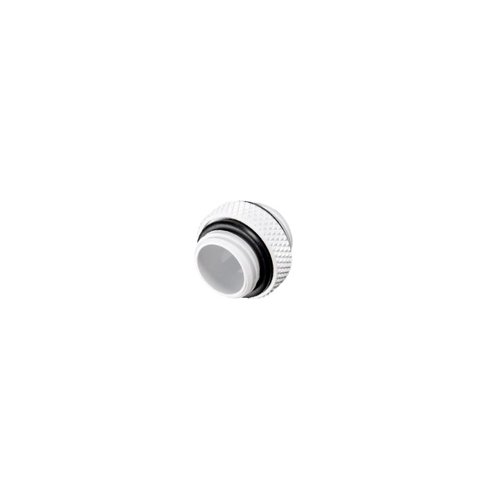 Bitspower Mini Dual Extender Fitting - Premium White Compression Fitting for PC Water Cooling - Perfect for Custom Loop Builds and Small Form Factor PCs