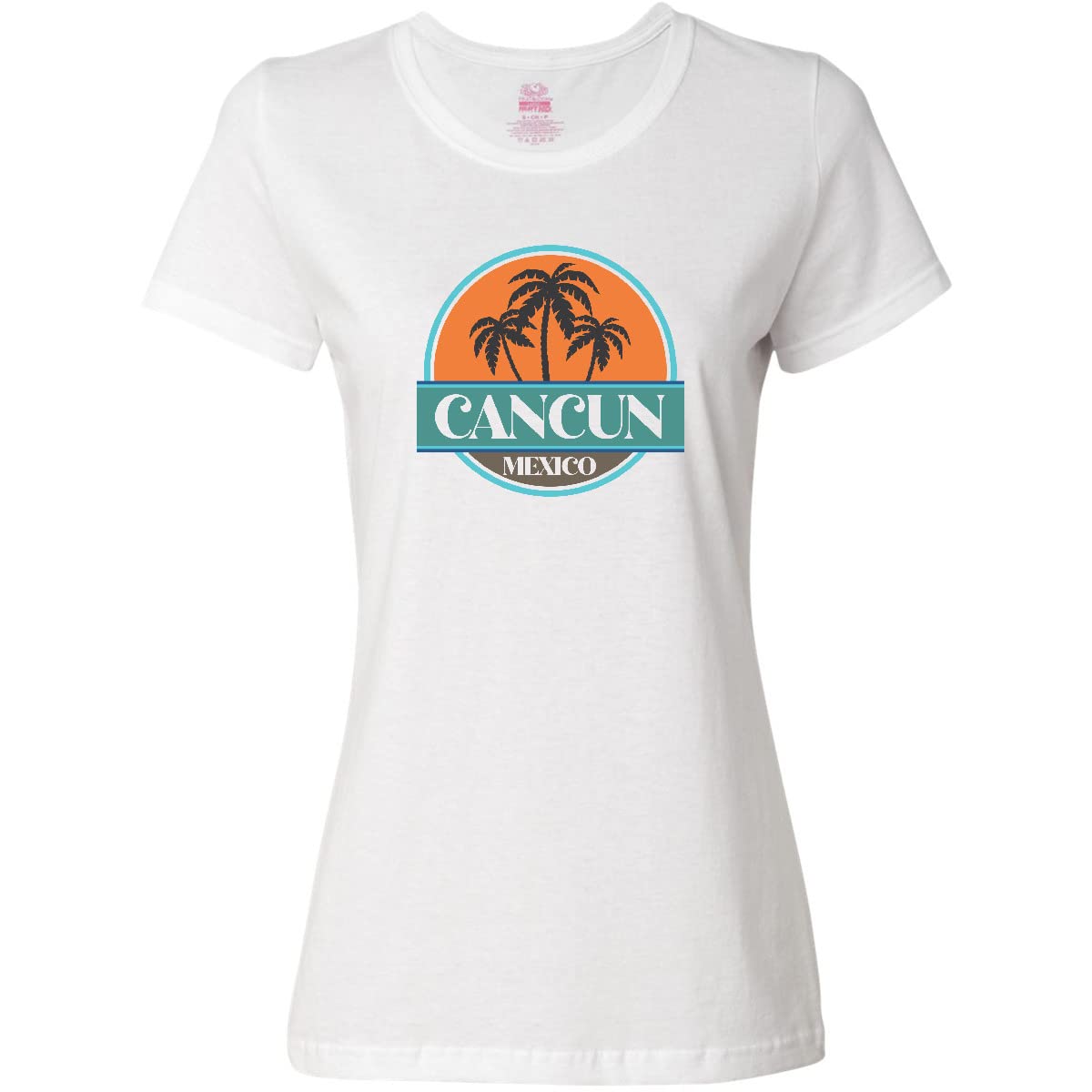 Inktastic Cancun Mexico Vacation Trip Women's T-Shirt - Comfortable Travel Tee for Beach Getaways & Summer Vacations