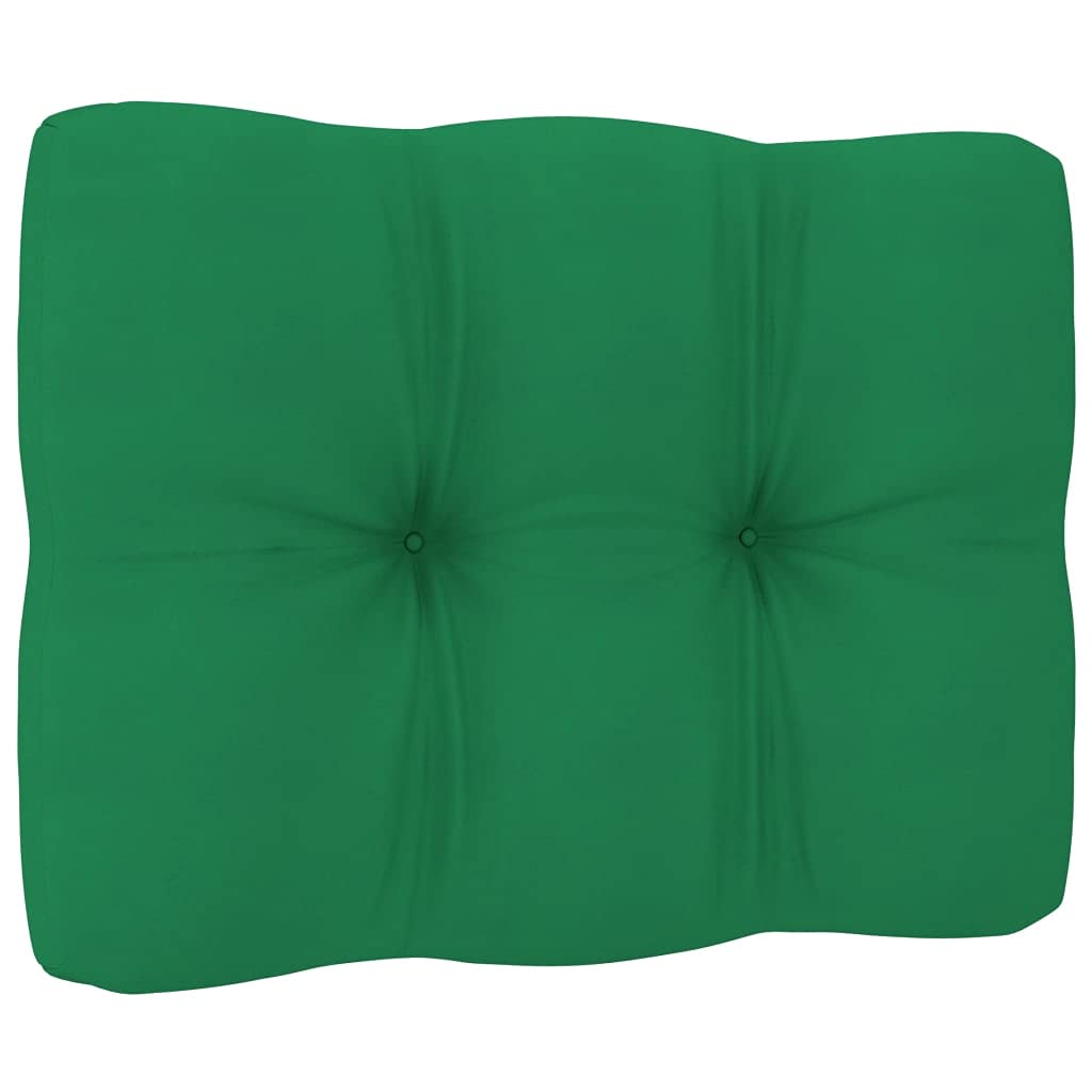 Premium 2-Piece Thick Padded Pallet Sofa Cushions - Ultra Soft 100% Polyester Fabric - Comfortable Seat Cushions for Patio Furniture, Living Room & Bedroom - Perfect for Lounging, Relaxing & Home Decor (Green)