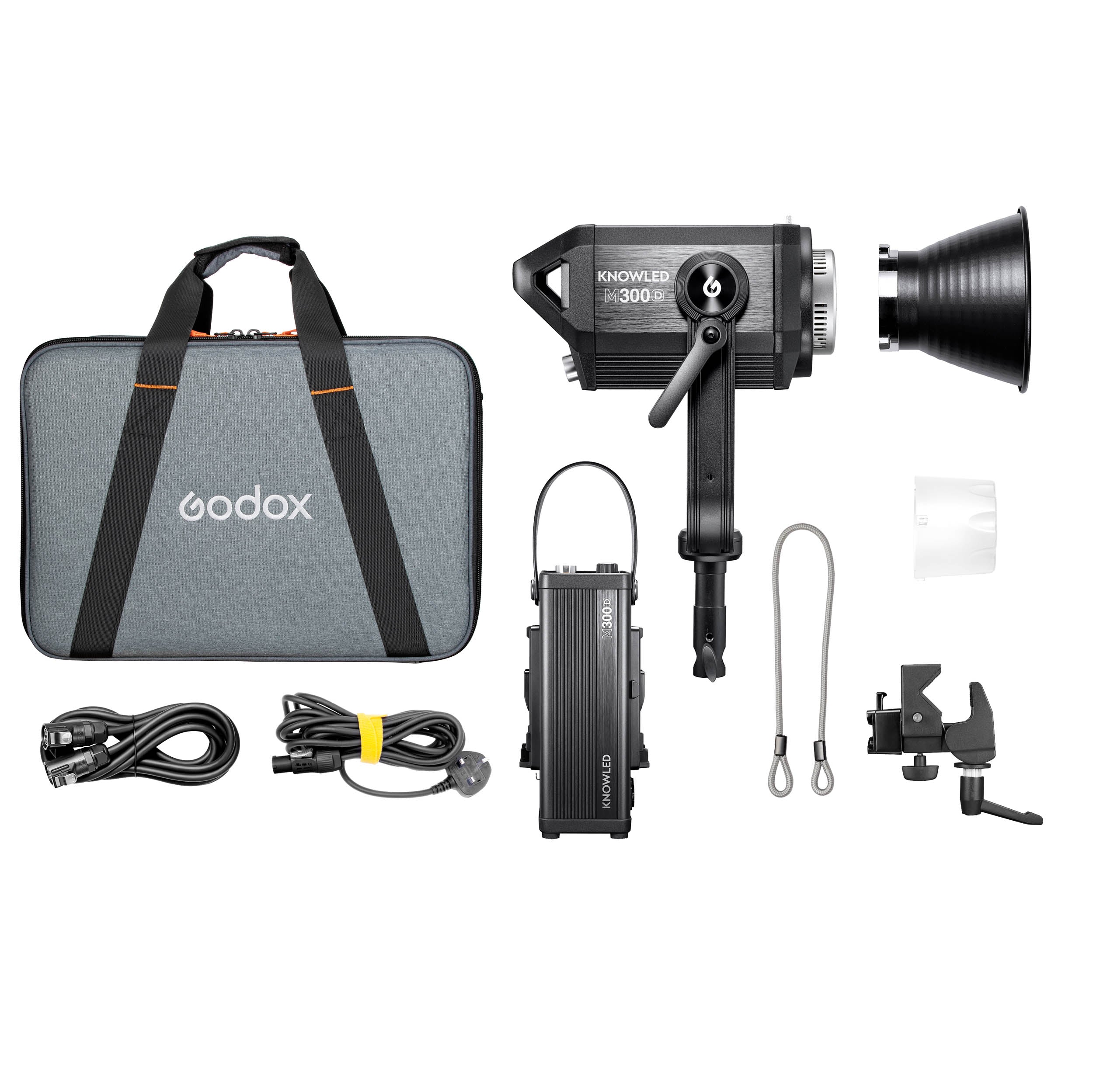 KNOLED M300D 330W LED Studio Light with 4 Dimming Curves - Perfect for Photography, Videography & Live Streaming