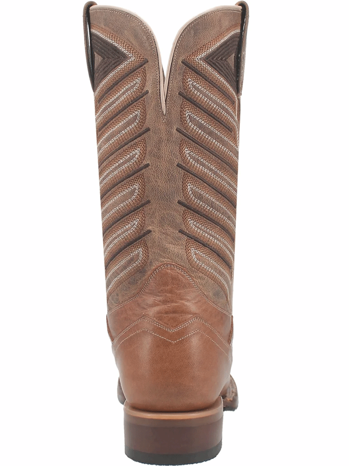 Dan Post DP4185 Men's IVAN Square Toe Leather Boots in Taupe - Comfortable Cowboy Boots for Western Wear, Rodeo & Casual Outfits