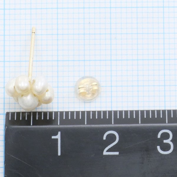 18K Yellow Gold Pearl Earrings for Women - Classic Elegant Jewelry Gift for Wedding, Anniversary & Special Occasions