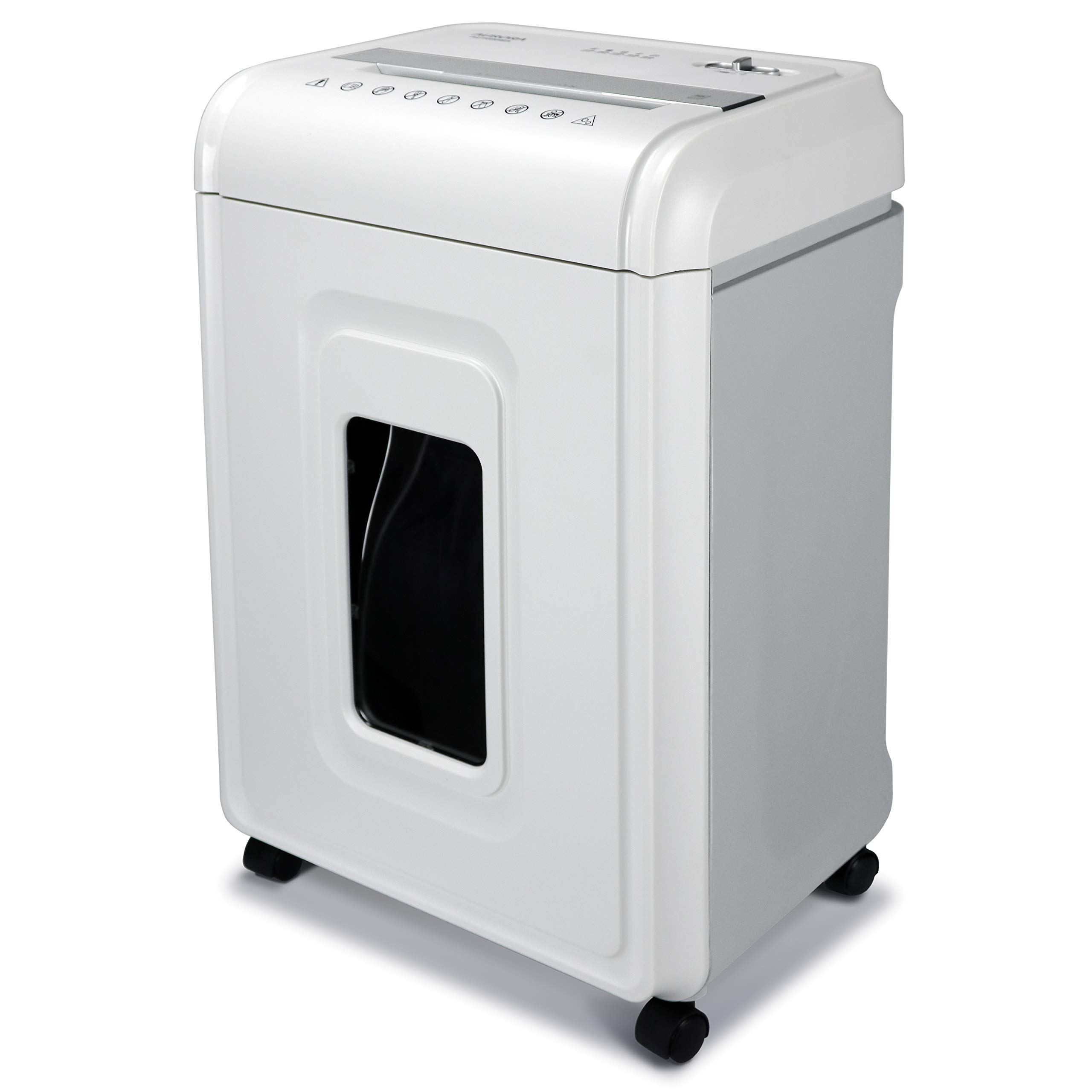 Aurora AU1680MA Heavy Duty 16-Sheet Micro-Cut Paper Shredder - High Security, Anti-Jam Technology, 60-Minute Run Time, 7-Gallon Pullout Basket with Casters - Ideal for Office, Home & Confidential Document Destruction