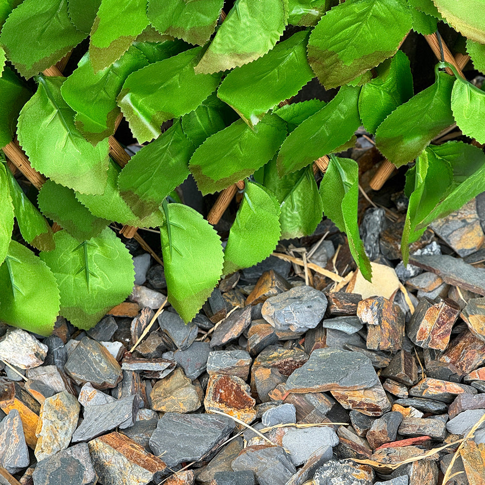 Artificial Ivy Leaves Trellis - 2 x 1m Expandable Outdoor Garden Cloth for Fence, Wall & Patio Decoration | Weather-Resistant & UV Protected