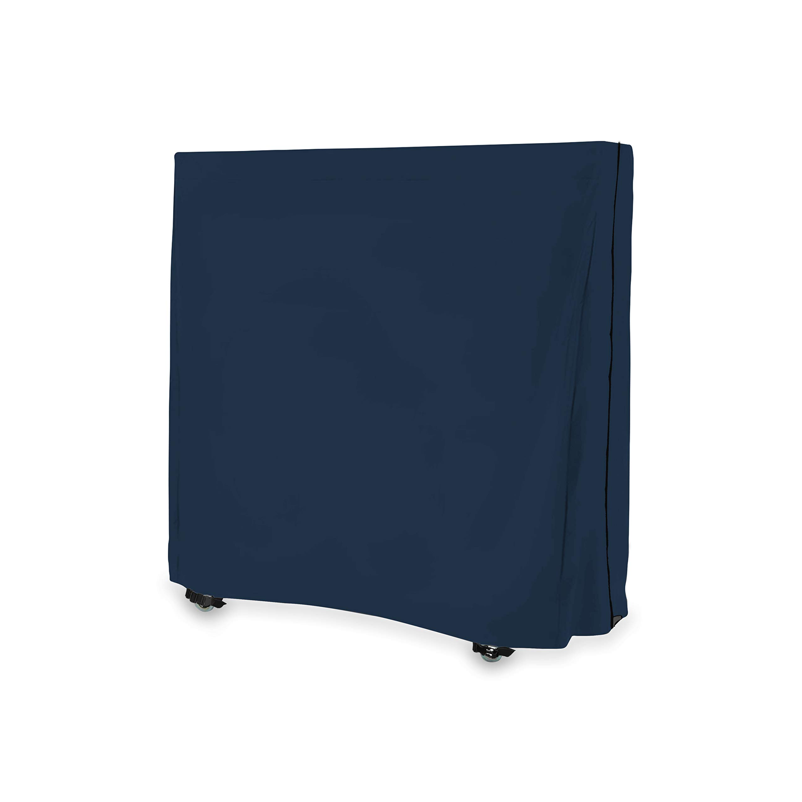 **Waterproof & UV Resistant Ping Pong Table Cover - Heavy Duty 12 Oz PVC Fabric with Air Pockets & Drawstring for Indoor/Outdoor Use - Perfect for Patio, Garage, or Club Protection (Blue)**