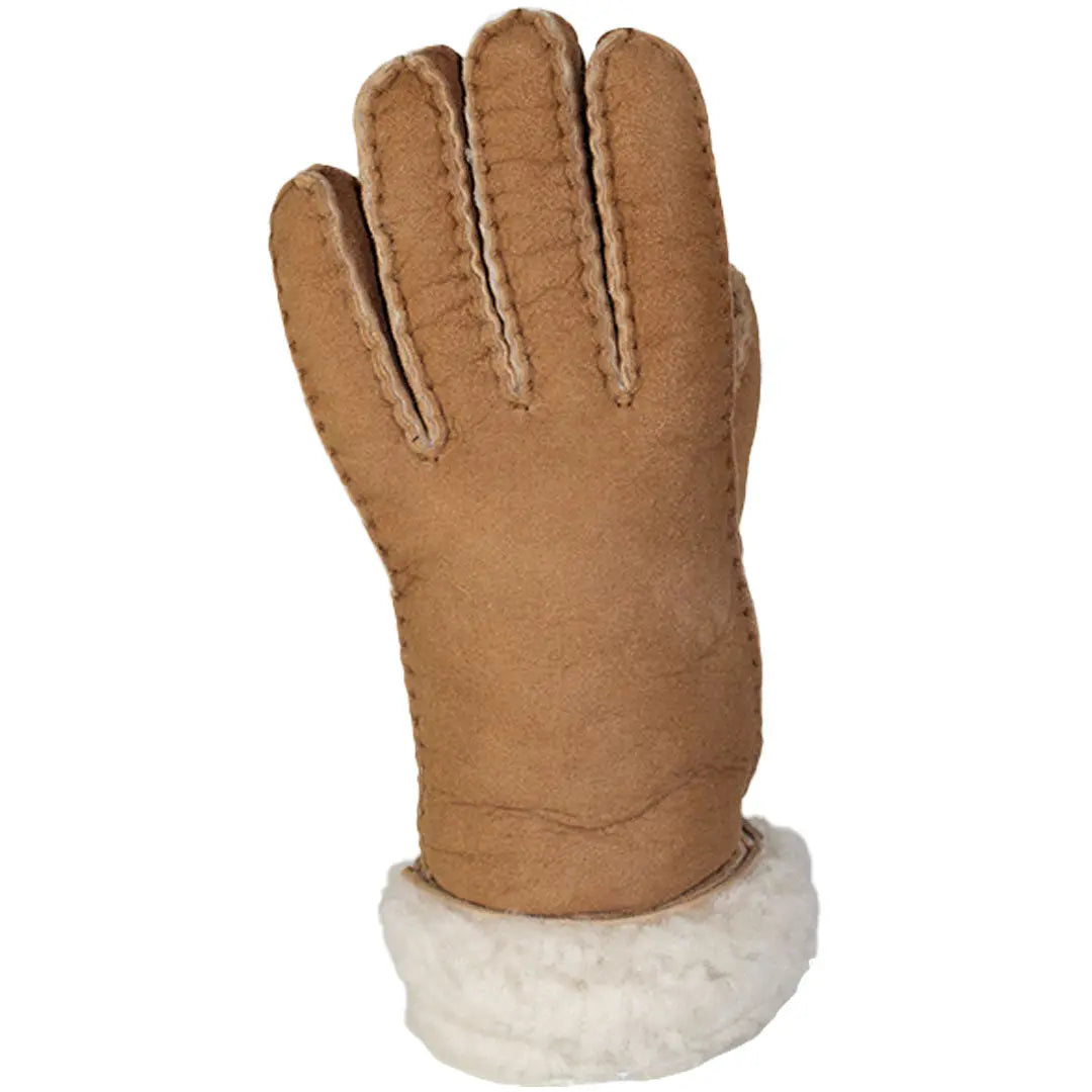 BOL Women's Hand Stitched Merino Sheepskin Gloves - Premium Winter Gloves for Women, Soft & Warm, Fashionable Touchscreen Gloves for Outdoor Activities, Skiing, Driving & Daily Use