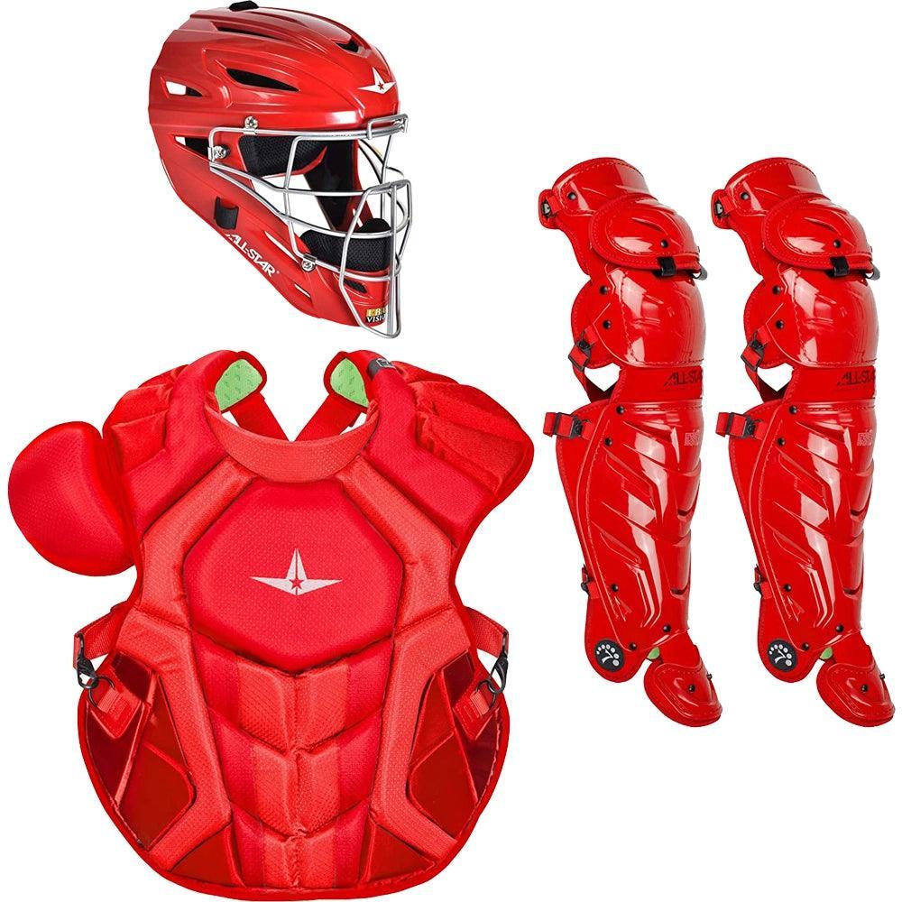 All Star S7 Axis Elite Catcher's Gear Set for Youth (Ages 9-12) - NOCSAE Approved Baseball Equipment - Perfect for Little League & Travel Team Practices