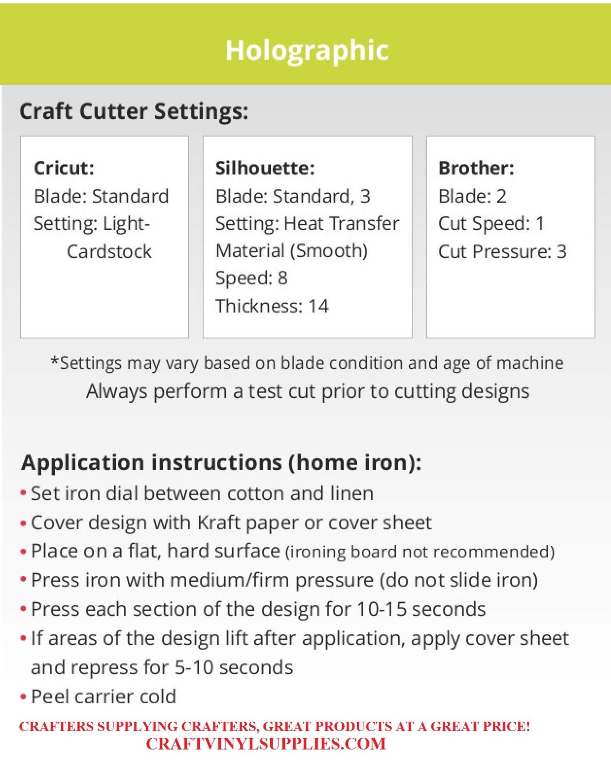 Siser Holographic Iron On Heat Transfer Vinyl (HTV) - 3 Sheets 10