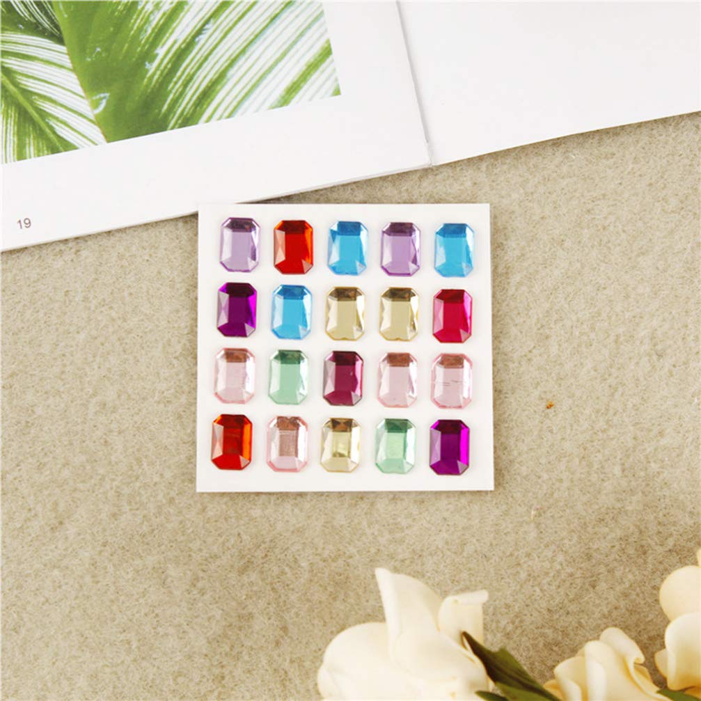 12 Sheets Rhinestone Stickers for Kids Crafts - Bling Stickers for Christmas Party Favors, Nativity Outfits & Alien Costumes | DIY Gem Decorations for Children's Clothing & Accessories