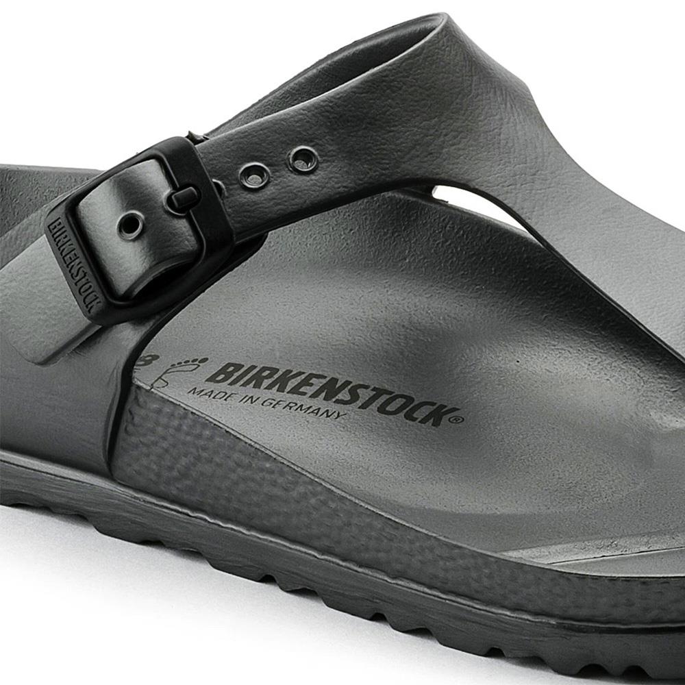 Birkenstock Unisex Gizeh EVA Sandals - Comfortable Metallic Anthracite Color - Perfect for Beach, Pool & Summer Outdoor Activities