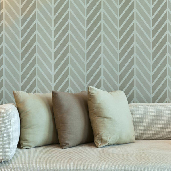 Ziggy Wall Stencil - Reusable DIY Home Decor Template for Creative Painting & Wall Art - Perfect for Bedrooms, Living Rooms & Kids' Rooms