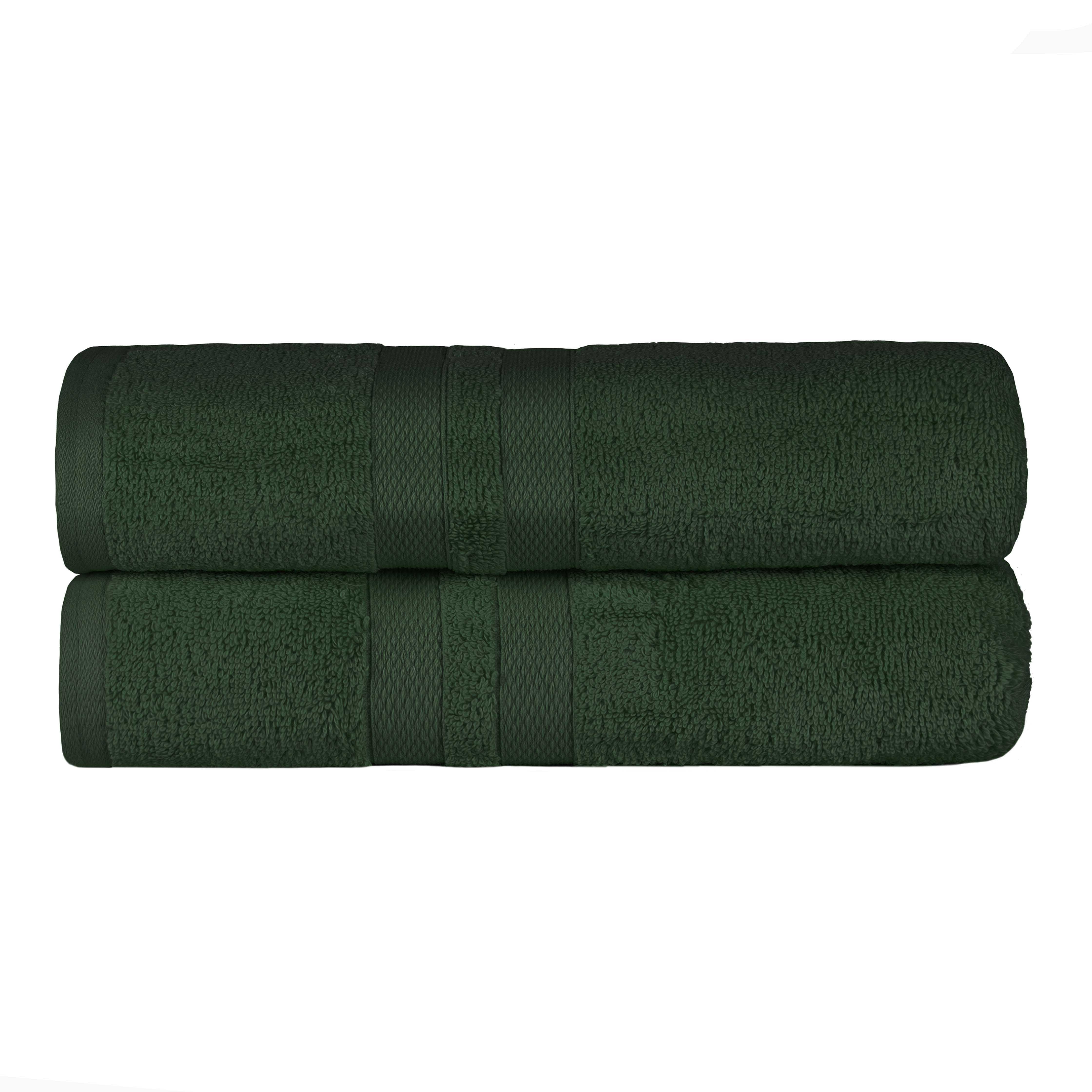 Ultra Soft 100% Cotton Bath Towel Set - 2 Piece Absorbent Bath Sheets for Spa, Gym & Luxury Bathroom Use