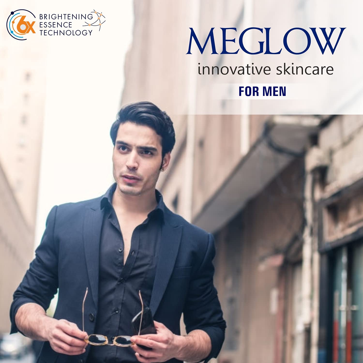 **Meglow Men's Skincare Combo Pack - 1x Fairness Cream (50g) & 2x Instant Glow Face Wash (70g) for Brighter & Refreshing Skin | Gift for Brother, Husband, Boyfriend | Perfect for Rakhi, Birthdays & Daily Skincare Routine**