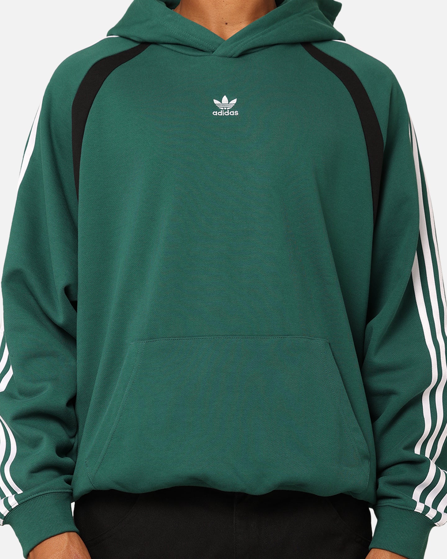 Adidas Oversized Hoodie for Men & Women - Collegiate Green | Comfortable Streetwear Pullover for Casual Wear, Gym & Lounge