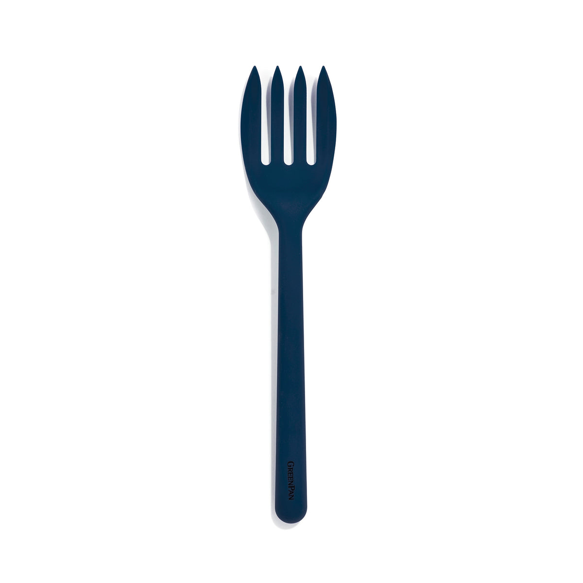 Premium Platinum Silicone Fork Set - Durable, BPA-Free Kitchen Utensil for Cooking, Baking & Serving - Navy Blue (Set of 4) - Perfect for Home, Restaurant & Outdoor Dining