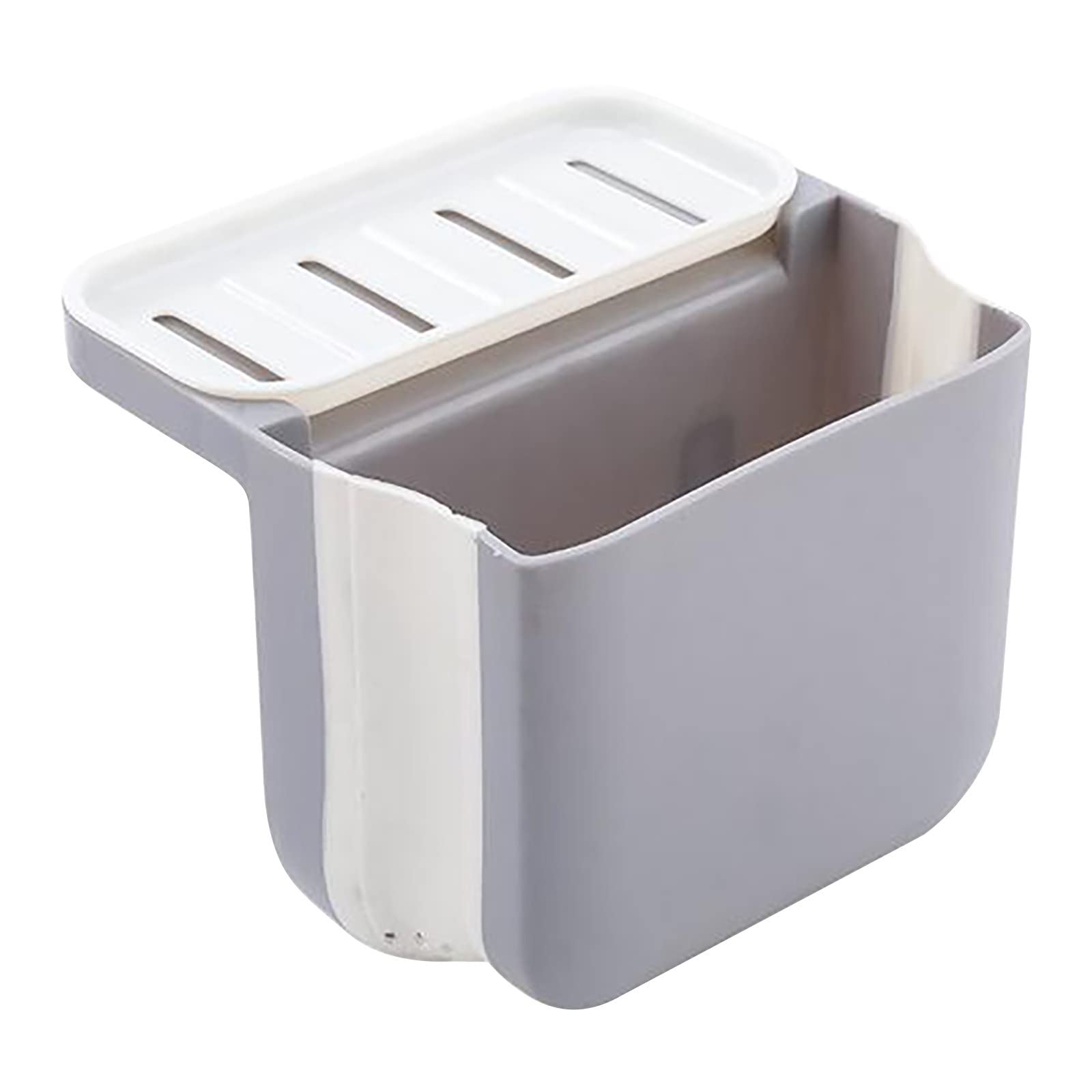 YIISU Triangle Sink Basket - Kitchen Leak-Proof Shelf for Sink Organizing