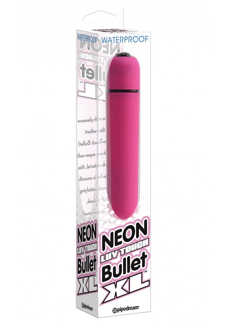 Neon Luv Touch Bullet Vibrator - Pink Personal Massager for Women, Waterproof & Rechargeable Adult Toy - Perfect for Solo Play & Couples Intimacy