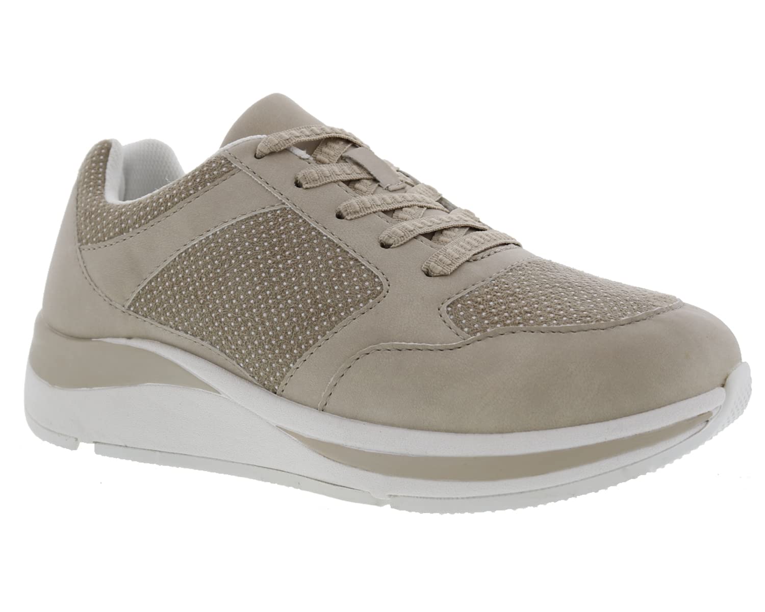 Drew Chippy Women's Comfortable Lace-Up Walking Shoes - Lightweight Supportive Sneakers for Walking, Travel & Everyday Wear