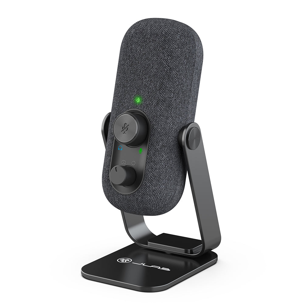 GO Talk USB Microphone - Professional Plug & Play PC Microphone for Streaming, Podcasting, Gaming & Zoom Calls (Black) - Ideal for Home Office, Online Classes & Content Creation