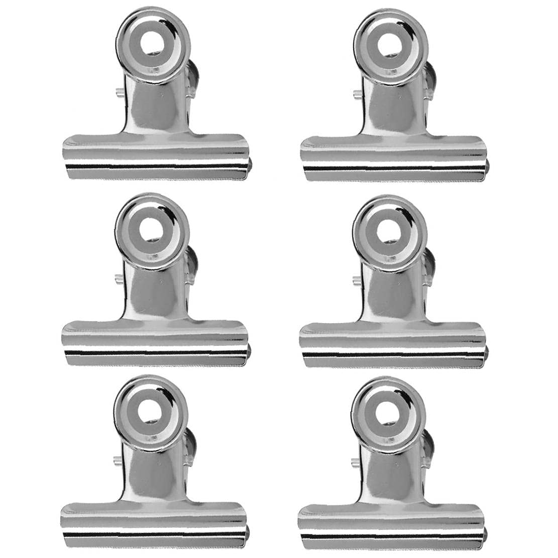 Stainless Steel Nail Extension Clips - 6PCS Curved C-Shape Nail Art Tools for Professional Manicure & Nail Design | Perfect for Salon, Home Use & DIY Nail Art