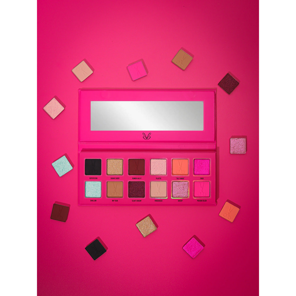 Blend Bunny Cosmetics Plastic Eyeshadow Palette - Vegan & Cruelty-Free Makeup Palette for Professional & Everyday Use - Perfect for Makeup Artists, Beauty Enthusiasts & Gift Giving