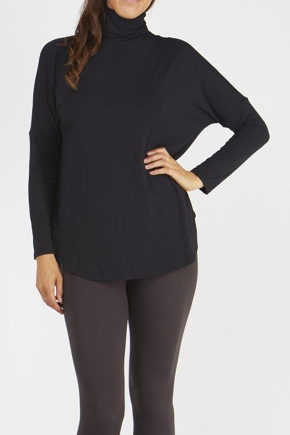 Tani Swing Turtle Neck Women's Tops - Stylish Casual & Office Wear for Everyday Comfort