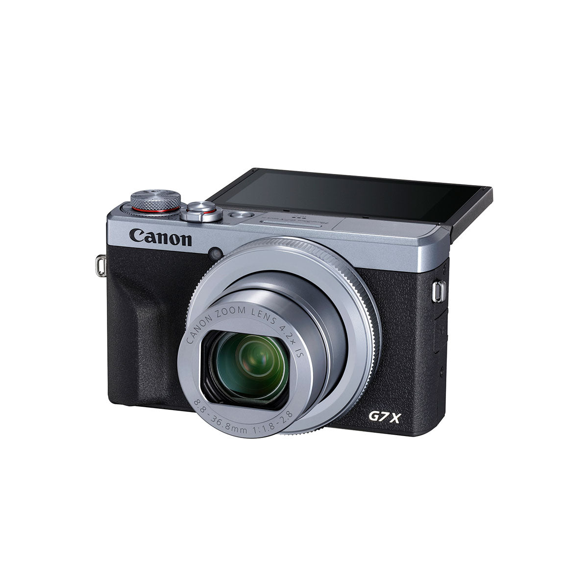 Canon PowerShot G7X Mark III Digital Camera 20.1MP 4K Vlogging Camera with Flip-Up Touchscreen LCD - Silver | Perfect for YouTube, Travel & Street Photography