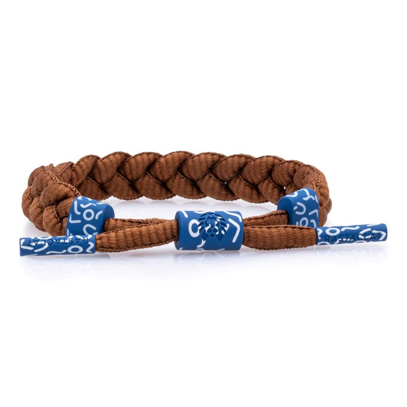 Rastaclat Lead Forth Bracelet - Medium/Large Size - Premium Brown Wristband for Men & Women - Perfect for Casual Wear, Sports & Outdoor Activities