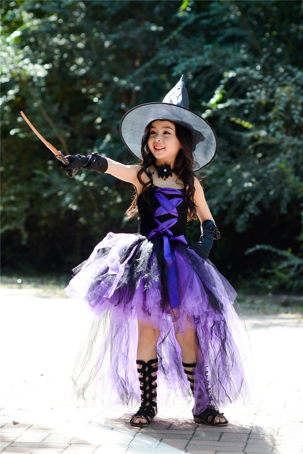 Girls Halloween Pettiskirt Tutu Dress - Cute & Fluffy Costume Skirt for Kids & Toddlers - Perfect for Trick or Treat, Costume Parties & Photo Shoots