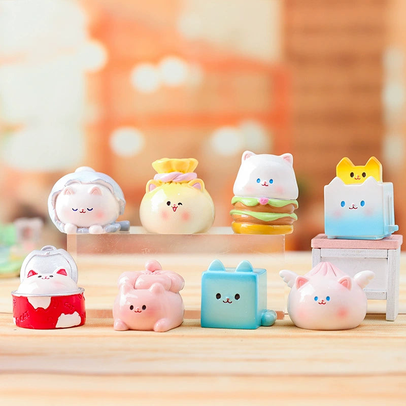 Foodie Cat Bean Series Blind Box - Cute Collectible Cat-Themed Surprise Toys for Cat Lovers | Perfect for Gifts, Party Favors & Home Decor