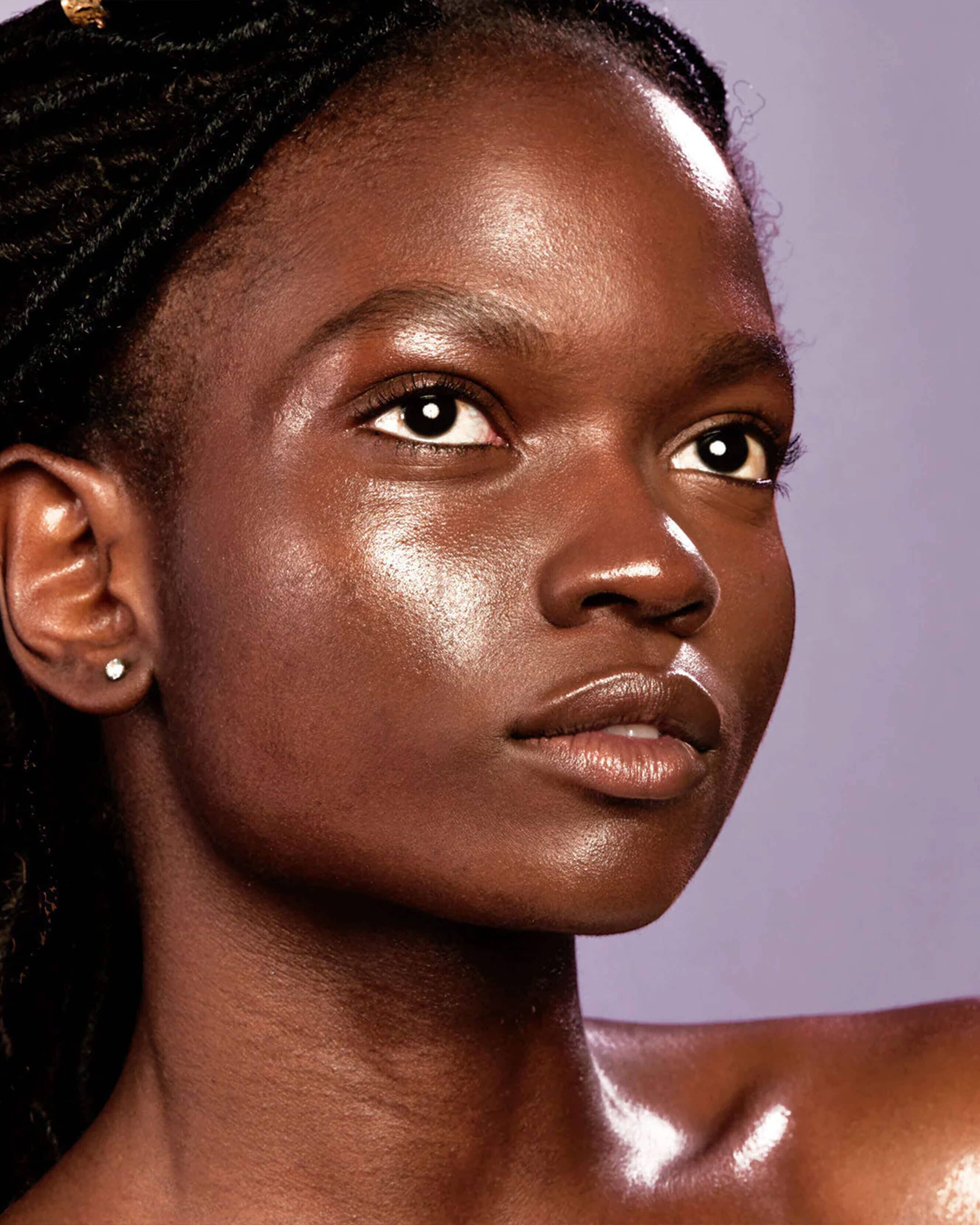 SuperDew Shimmer-Free Highlighter Balm Stick - Natural Glow Makeup for Cheeks & Eyes | Vegan, Cruelty-Free, Perfect for Daily Wear & Special Occasions