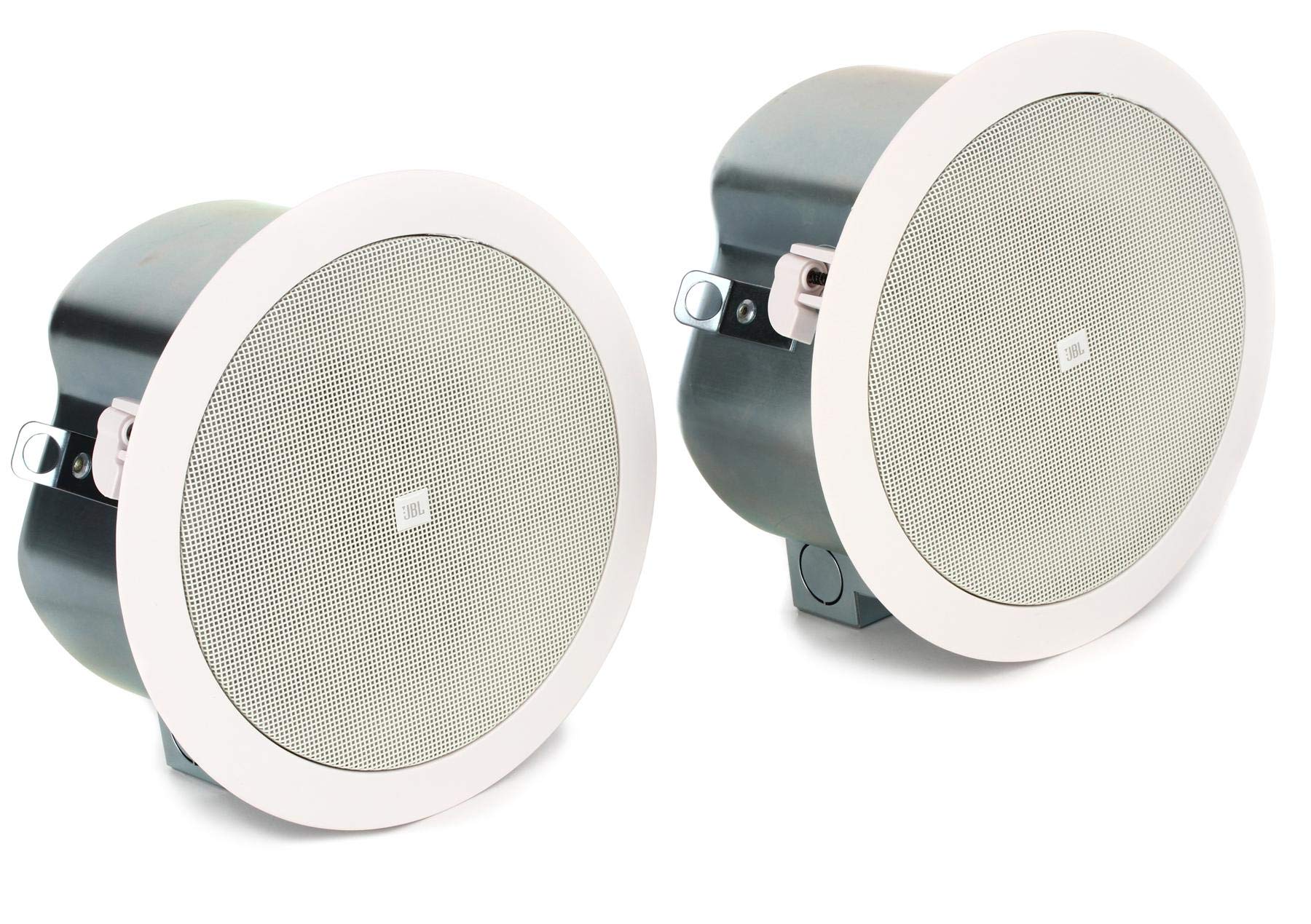 JBL Professional C24CT MicroPlus 4.5-Inch White Ceiling Speakers (Pair) - Premium Sound for Home Theater, Office & Commercial Spaces